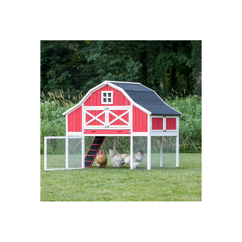 MyPetChicken Gambrel XL Chicken Coop with Chicken Run, Nesting Box